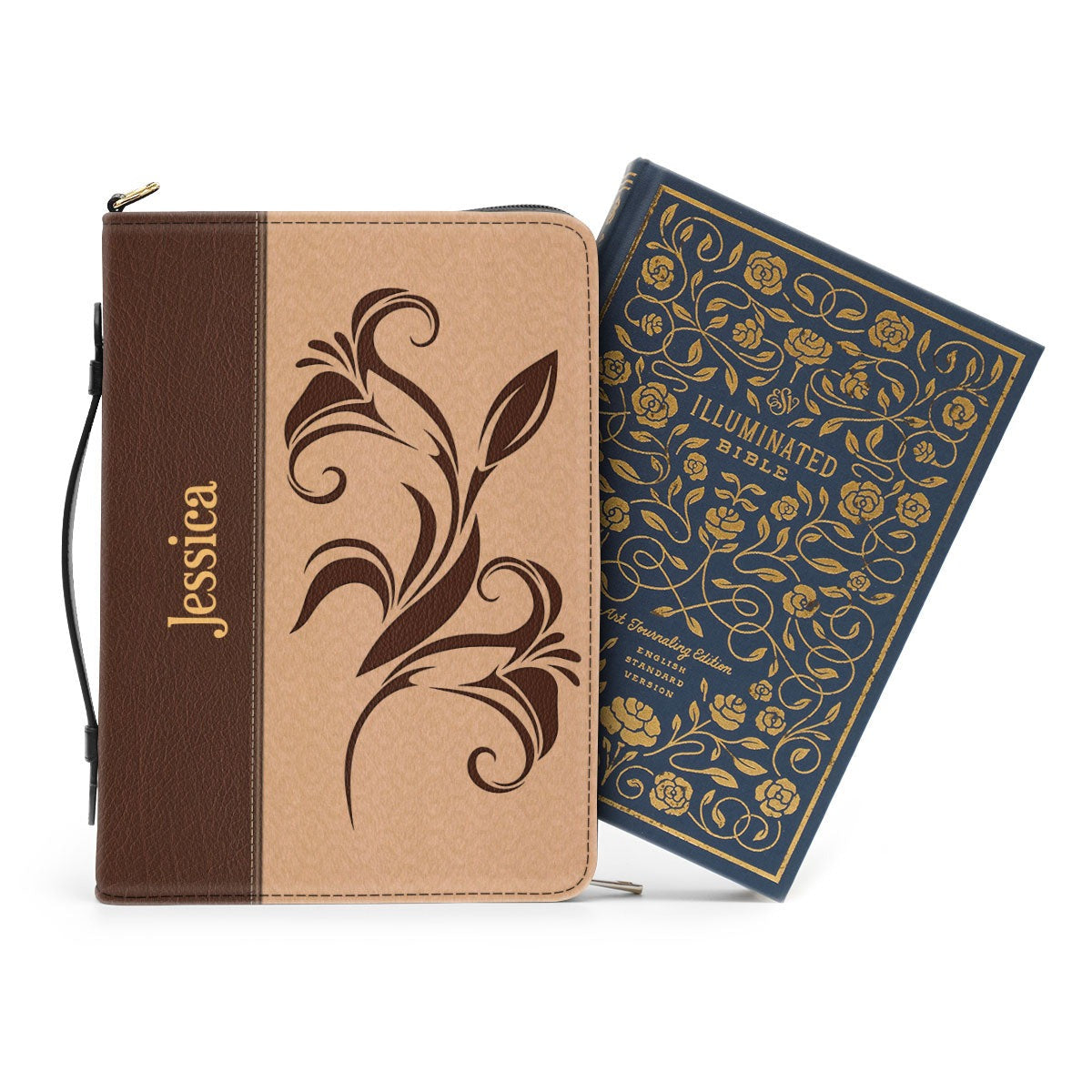 Personalized Bible Cover With Handle, Gifts For Ladies Church, Christian Gift, Bible Covers Jesus Gifts